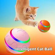Smart Cat Toy Ball – USB Rechargeable Self-Rotating Interactive Ball